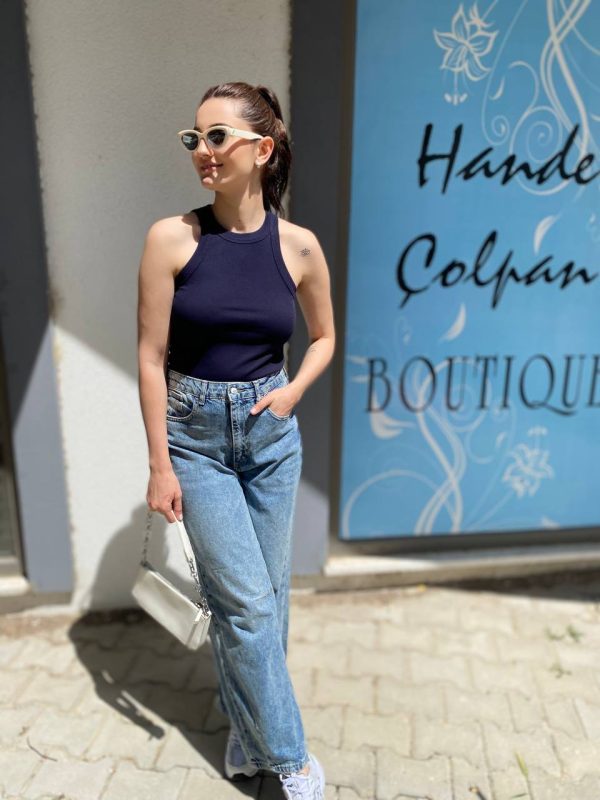 Yüksek Bel Orjinal Marka Salaş Jean